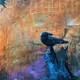 Surrealistic landscapes.Painting.