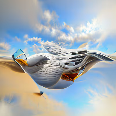 Surrealist Seagulls
