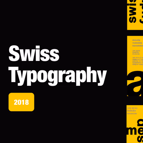 Swiss Typography 2018 - old