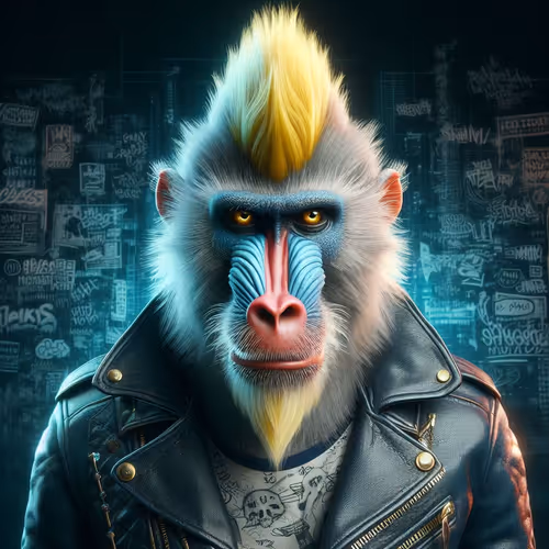 T_F Baboon Punk Club