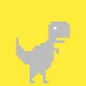 T-rex pixel Art