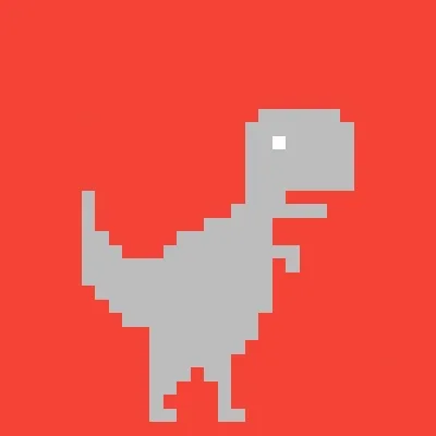 T-rex pixel Art