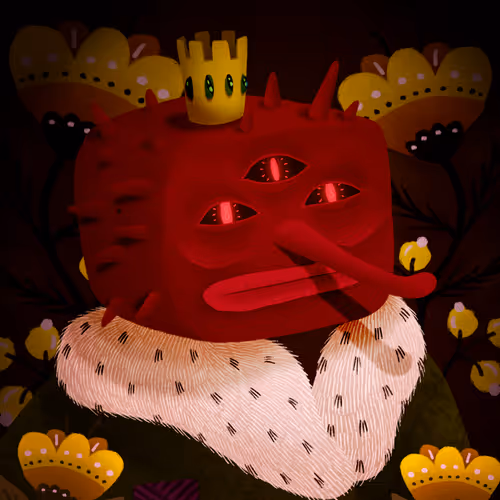 Tarot Cards "Creepy Face"