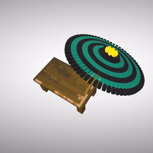 Tea house's chair asset - old