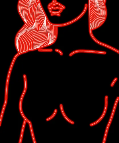 Tenderness covered with passion - old