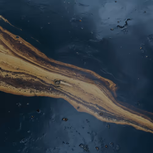 Texture of Crude oil spill - old