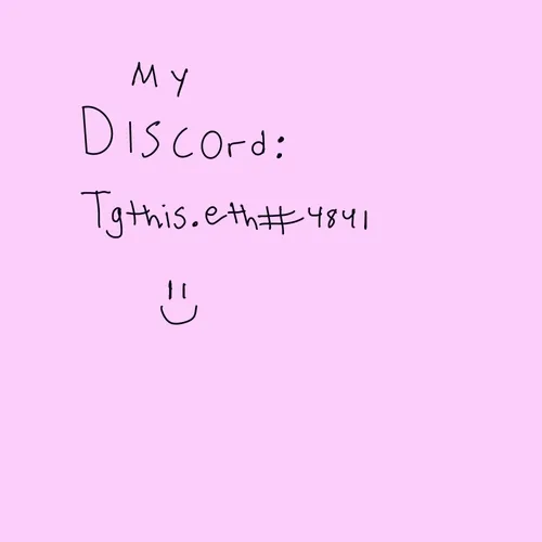 MY DISCORD TGTHIS.ETH#4841
