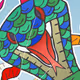 Kites and paper stamp