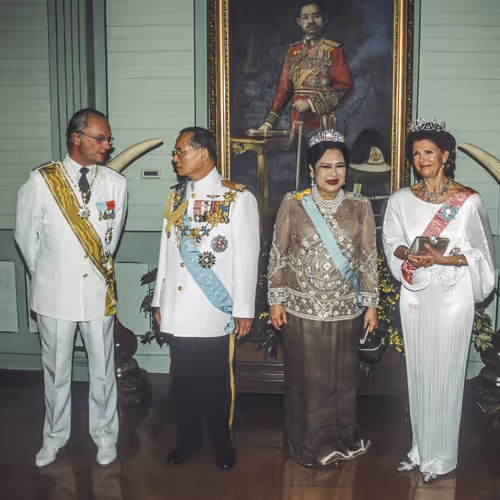 Thailand and Swedish Kings and Queens - old