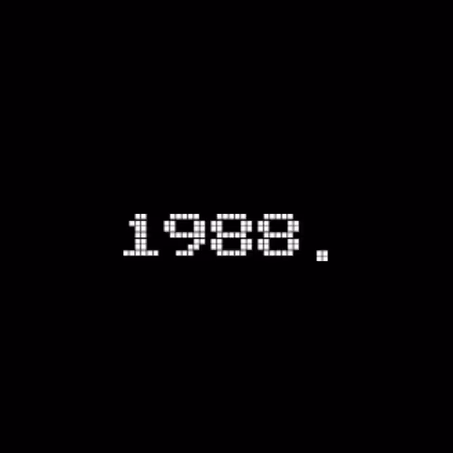 1988 VideoGames Title in Arcade Typography.