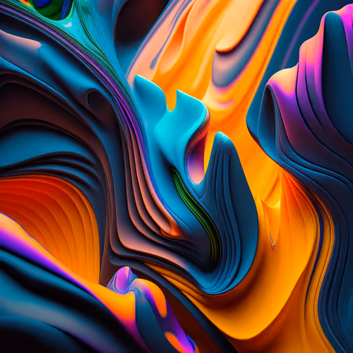 THE ACT OF ART (3D Abstract Art)