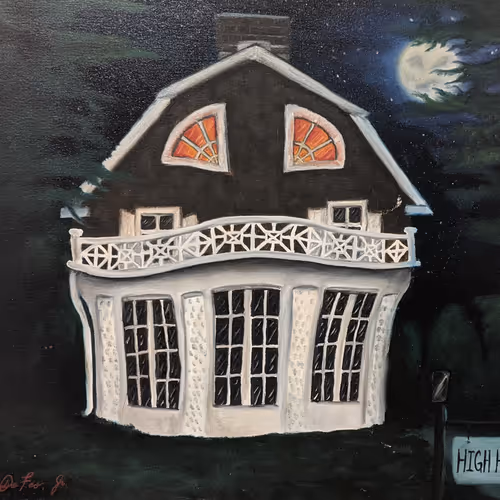 The Amityville Horror Original Painting - old
