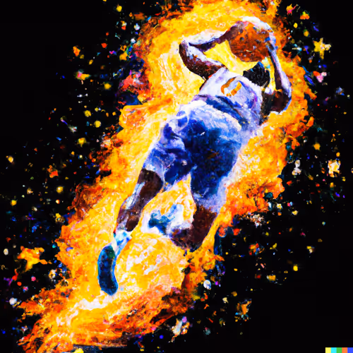 The Art of Basketball "Oil-Painting"