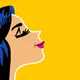The Blue Haired Girl