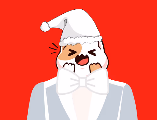 The Christmas Cats - old