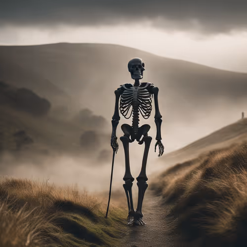 The dashing skelton.