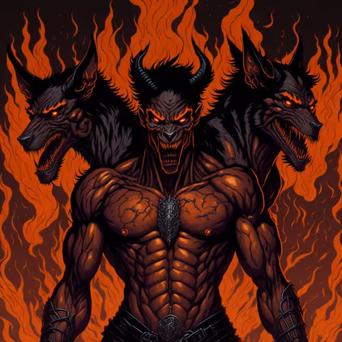 The dog-demon Trijax collection