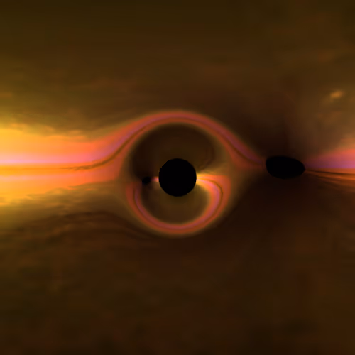 The Extended Present - Black Holes Dance #ffb123