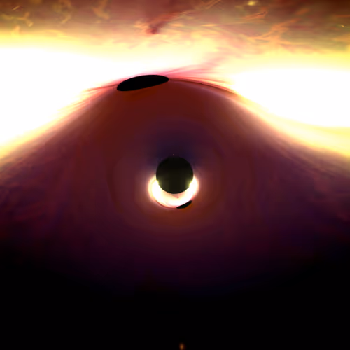 The Extended Present - Black Holes Dance