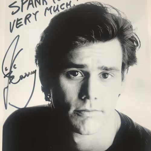 The first digital nft autograph from Jim Carrey