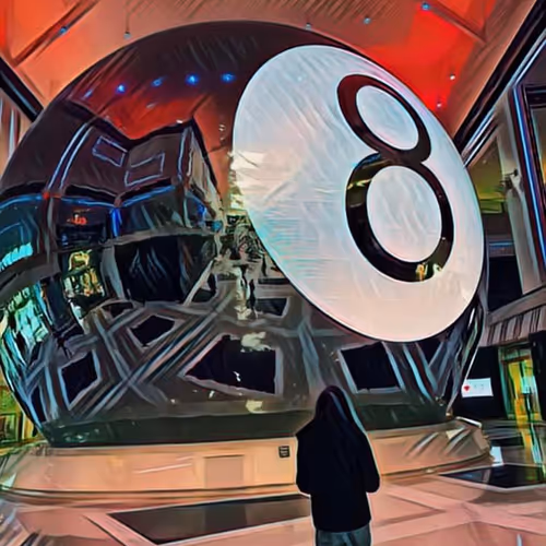 the giant 8 ball collection