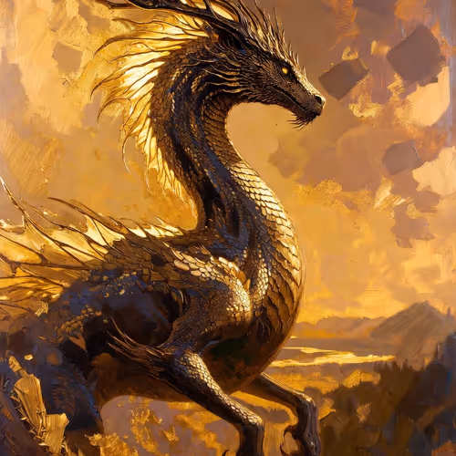 Golden Dragon of Eternal Value