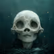 The girl In the middle of the sea