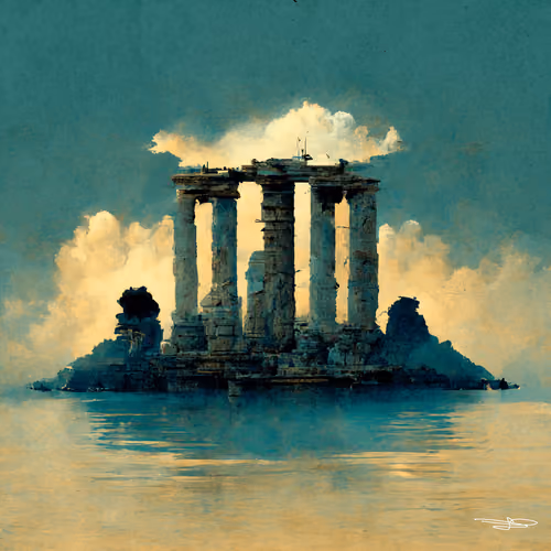 The Greek gods of Olympus - old