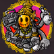 THE HIGH GOD PAPER CHARM - old