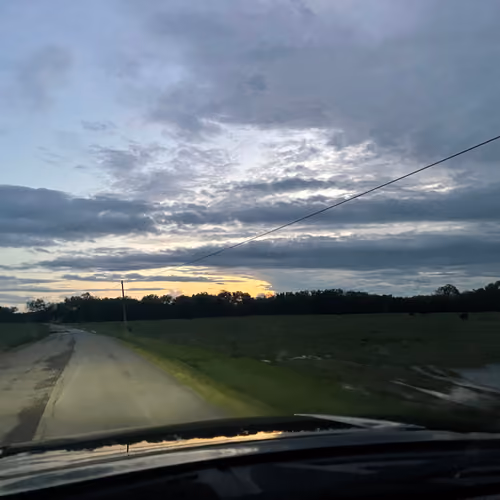The light fades
