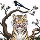 The Magpie and the Tiger