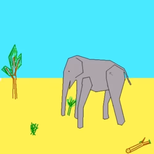 The most realistic elephant every created - old