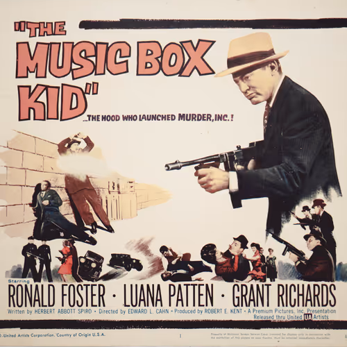 Vintage NFT collection Lobby card "The music box kid" 1960