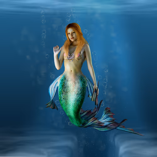 The mysterious mermaids of the sea.
