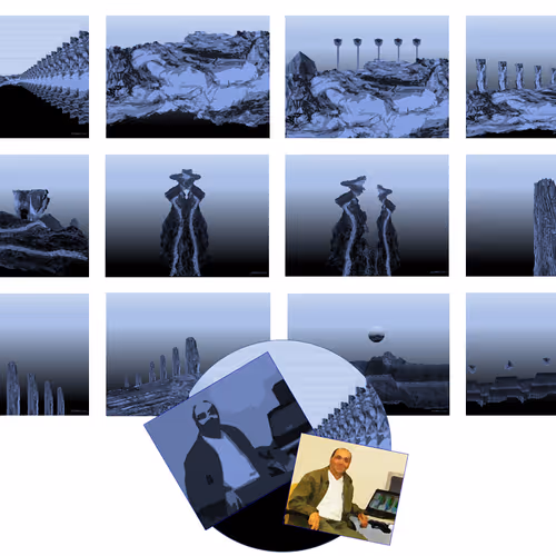 "The Night of the Sleeping Rocks" by JSART_NFT