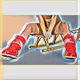 The one with the red boots