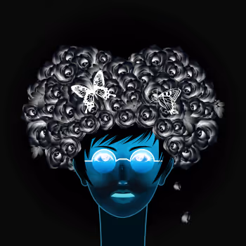 THE ORIGINAL NFT ART/left brain side - old