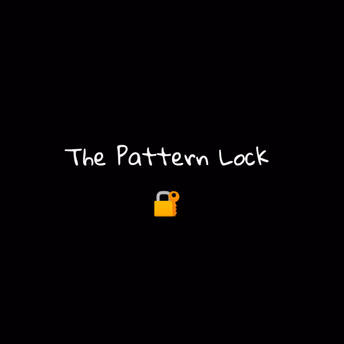 The Pattern Lock - old