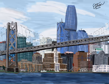 The San Francisco-Oakland Bay Bridge 2021