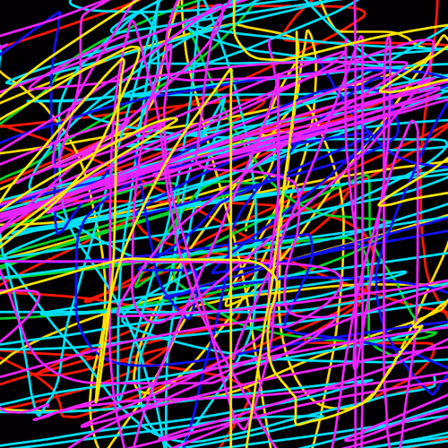 Thin Lines Abstract Collection by Anastacio