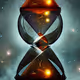 The universe in the form of an hourglass
