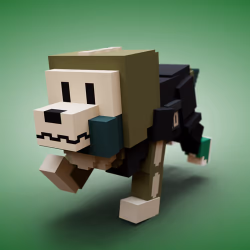 The Wolf NFT - Voxel