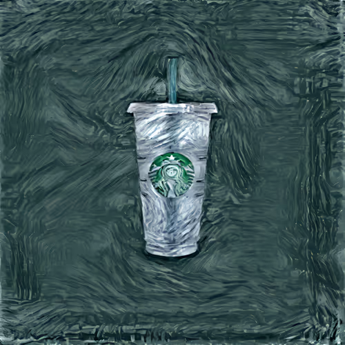 Alien Girl Drinks - old