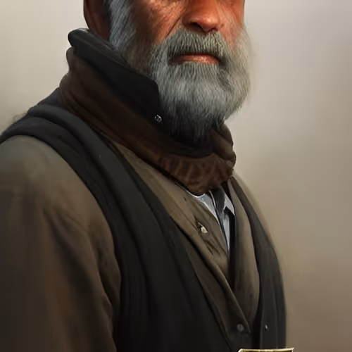 The Santa old coal miner