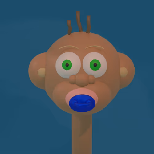 Scared Baby Apes - old