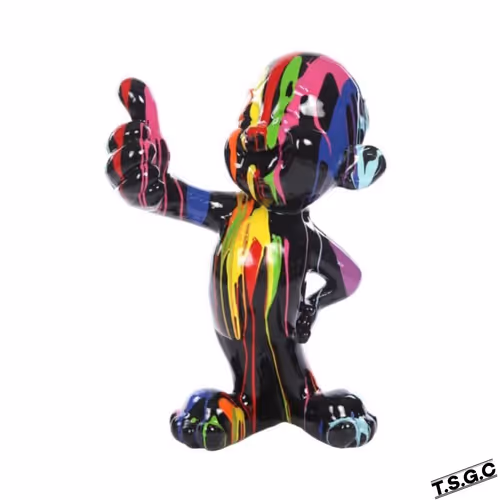 THE SCULPTURE GORILLAS COLOURED(T.S.G.C)