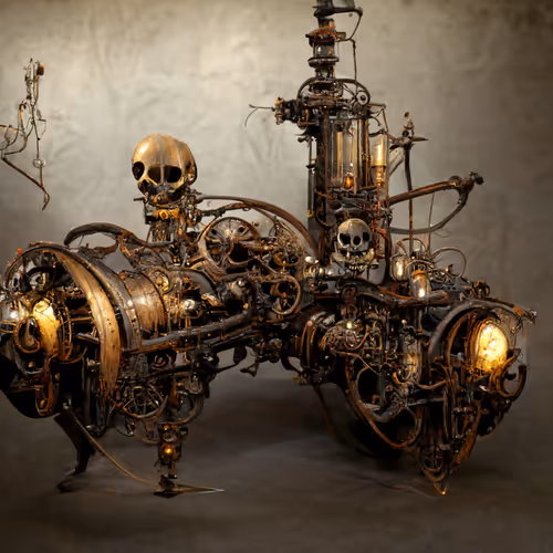 The skeleton art - old