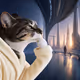 Thinking Cat Hmm