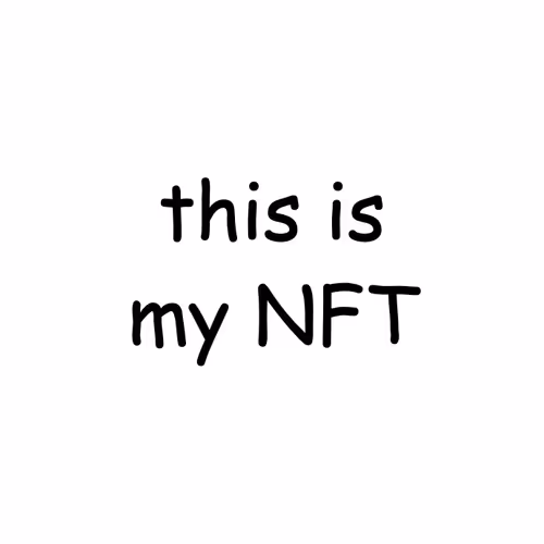This is My NFT: Hand-Made Text-to-Image NFT's