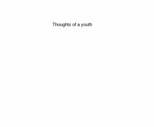 Thoughts of a youth - old